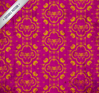 Bottom Rose gold pattern background vector material
