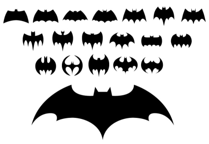 19 Batman logo vector