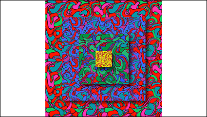 Layered paint background pattern vector material