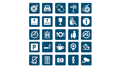 30, travel element icon vector material