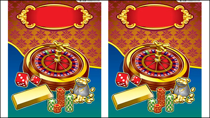 Entertainment appliances and pattern background vector material