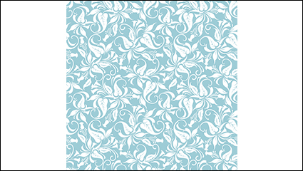 Green background white seamless background pattern vector material