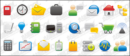 With the office computer network icon