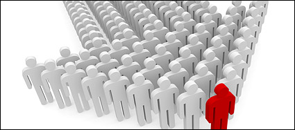 3D arranged in little arrow image material-2