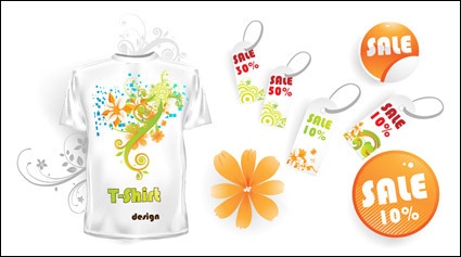 Vector T-shirt sales material
