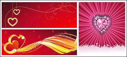 diamond heart-shaped vector