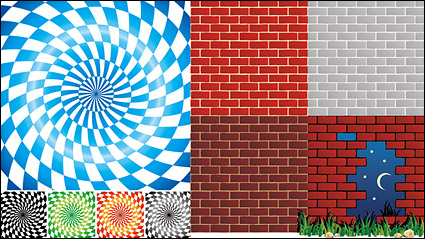 Spin lattice vector background material and brick wall
