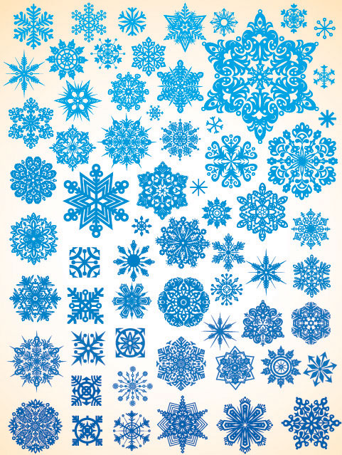 snowflake vector material -1