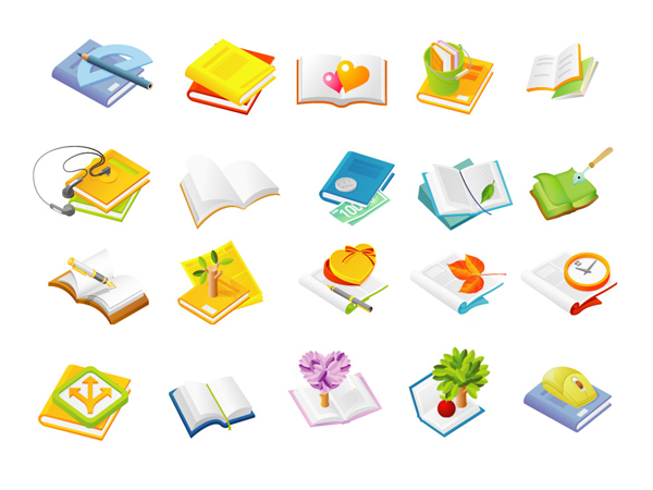 Pencils, compass, pens, headphones, alarm clock vector