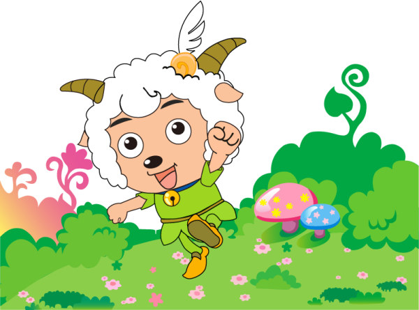 The role from chinese animation vector