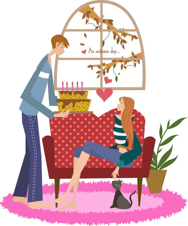 fresh Valentine Vector 1