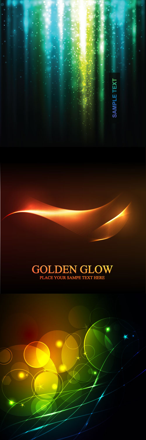 Brilliant glow - vector material