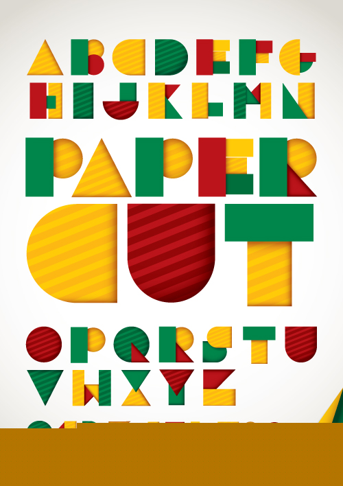 Font Design Series 42 - vector material