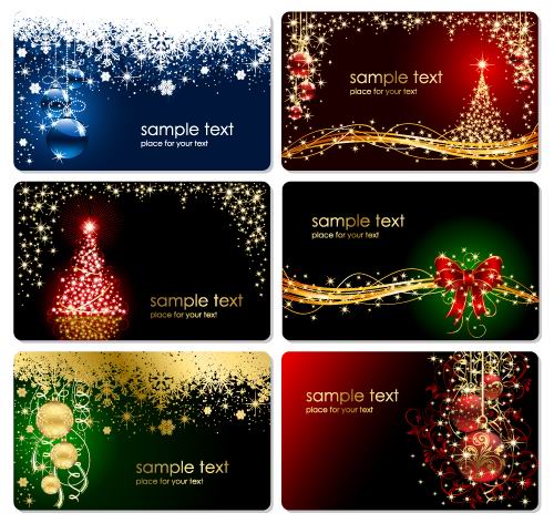 Gorgeous Christmas tree vector material