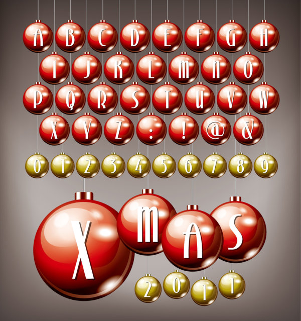 Creative letters 02 - Vector material