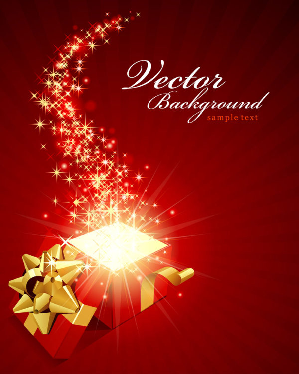 Gorgeous festive background 02 - vector material