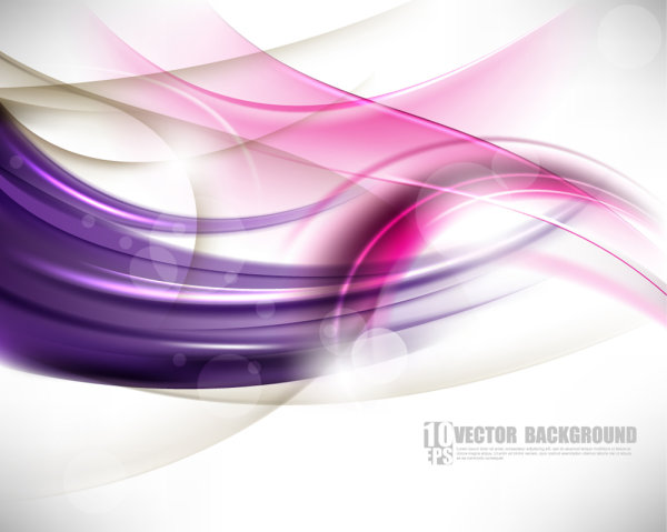 A gorgeous dynamic flow line background 01 - vector material