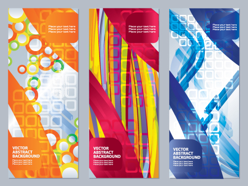 Brilliant fashion label background 03 - vector material