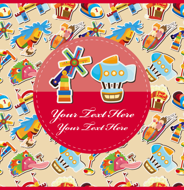 Cartoon animals illustrator 03 - vector material