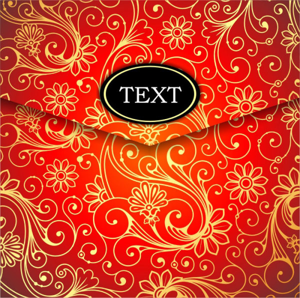 Dazzling pattern background 03 - vector material