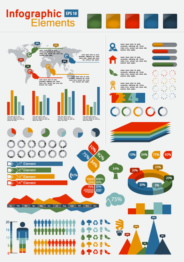 Graphical Data Report 01 - vector material