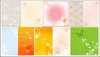 Dream pattern vector background material