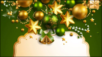 Beautiful Christmas background 02 - vector material