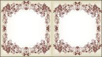 Fine pattern border 01 - vector material