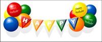 Happy Birthday Balloon Vector