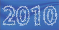 Snowflake Vector material consisting of 2010