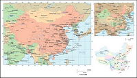 China vector map