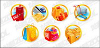 Vector material consumption shopping icon