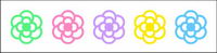 Color lovely flower computer icon png