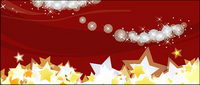 Fantasy Christmas vector background material
