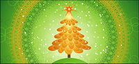 Special Christmas tree vector material