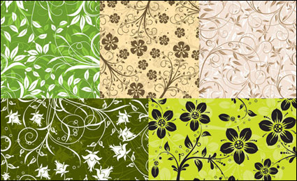 5 fashion pattern vector material