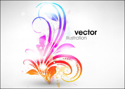 Symphony fashion pattern vector material -1