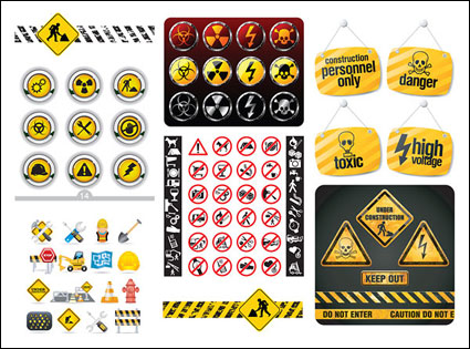 Maintenance and repair logos Vector