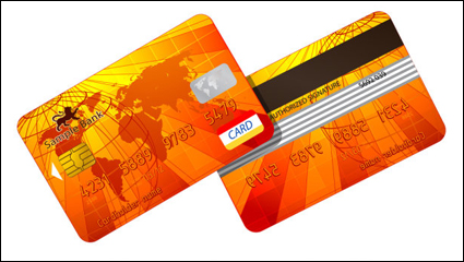 Bank card fine material 03-- vector material