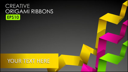 Beautiful color of typesetting material 03-- vector material