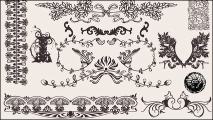 European background pattern material 05 - vector