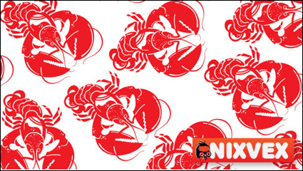 Spicy crawfish - vector material