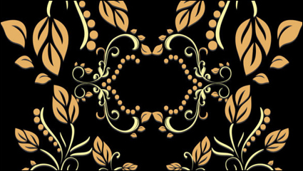 European fine pattern 05-- vector material