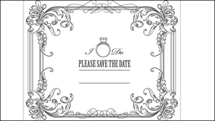 European-style lace border 04 - vector