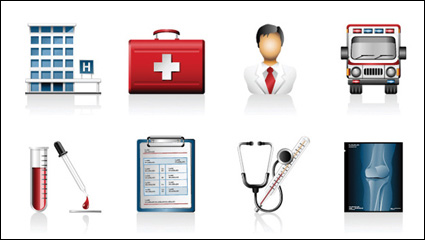 Hospital icon - vector material