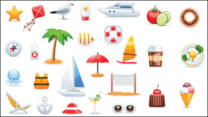 A variety of icon sets 02 - vector