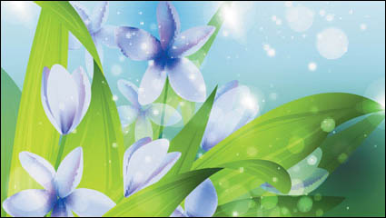Dream plant vector background material -2
