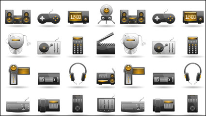 Technology products icon vector material - 02