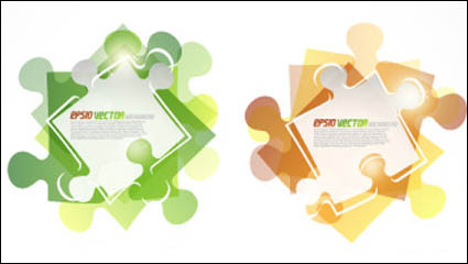 Fashion puzzle 08 - vector material