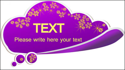 Exquisite stickers 03 - vector material